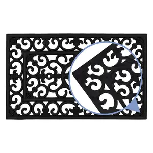  Non-Slip Outdoor Door Mat Rectangle W45 x L75 cm