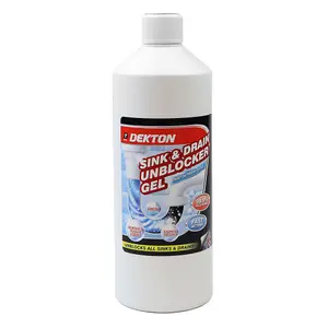 Industrial Strength 1LTR Sink Plughole Drain Unblocked and Cleaner Fast Acting