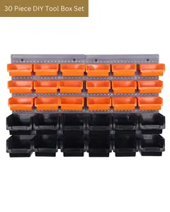 30 Piece Tool Storage Set with Wall Plates