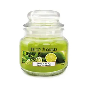 Prices Fragrance Collection Lime & Basil Small Jar Candle