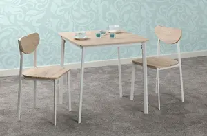 Riley Small Dining Set in Light Oak Effect Veneer