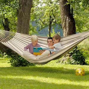 Amazonas Brasilia Cappuccino Double Garden Hammock