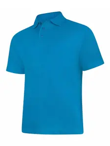 Uneek - Unisex Classic Poloshirt - 50% Polyester 50% Cotton - Sapphire Blue - Size 3XL