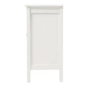 Freestanding Modern White Wooden Countertop Basin Sink Bathroom Cabinet