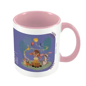 Wish More Than This Inner Two Tone Mug Purple/White/Pink (One Size)