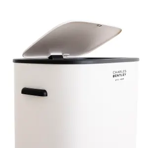 55L White Sensor Bin Kitchen Bin Rubbish Bin Waste Sensor Bin