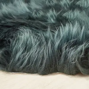 Origins Genuine Sheepskin Forest Green Quad