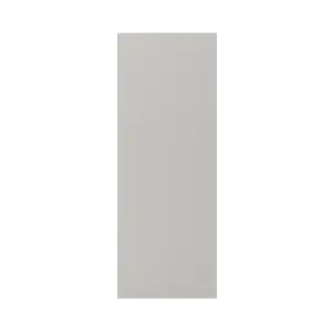 GoodHome Stevia Matt Pewter grey slab Standard End panel (H)960mm (W)360mm