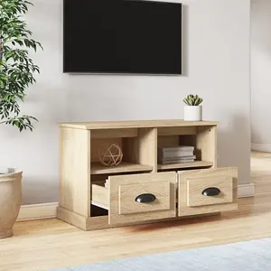 Berkfield TV Cabinet Sonoma Oak 80x35x50 cm Engineered Wood