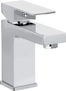 Bristan Edge Waterfall Cloakroom Basin Mixer Tap Sink Mono Bathroom + Waste