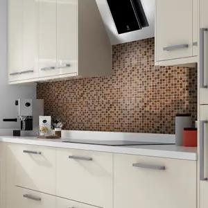 Disco Copper Self-Adhesive Mosaic Tile