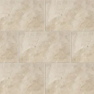 Troy Haver Sand Matt Travertine Stone effect Ceramic Indoor Wall & floor Tile Sample