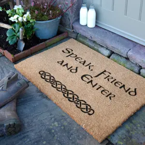 Speak Friend and Enter Doormat (90 x 60cm)