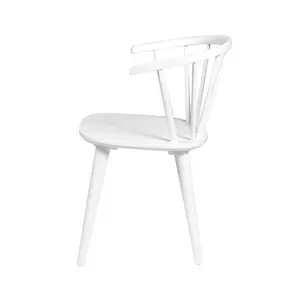 Baek Solid Wood Dining Chair (Set of 2) White