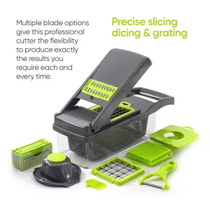 16 in 1 Mandoline Vegetable Slicer Cutter Chopper Grater Adjustable Julienne