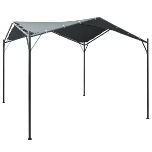 Berkfield Gazebo Pavilion Tent Canopy 3x3 m Steel Anthracite