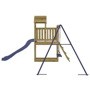 Berkfield Outdoor Playset Impregnated Wood Pine