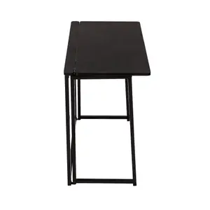 Oypla Compact Folding Writing Computer Desk Home Office Worktop Table with Metal Legs