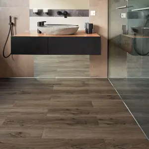 Self Adhesive Floor Planks - 36 Planks Per Pack Covering 5m² (53.8 ft²) - Peel And Stick Vinyl Flooring in Brown Wood Effect