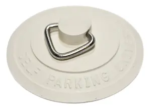 Plumbsure Rubber Bath plug (Dia)40mm