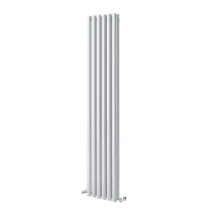 Kensington White Double Vertical Radiator - 1800x472mm