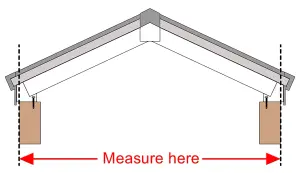 Brett Martin Roof Lantern 3000mm x 1500mm, 4-pane, Self-Clean Clear Glass, Grey External, White Internal Aluminium Frame