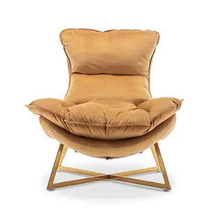 Velvet Gold Pierina Accent Chair