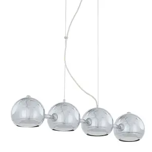 Luminosa Sferio Modern 4 Light Bar Pendant Ceiling Light, GU10