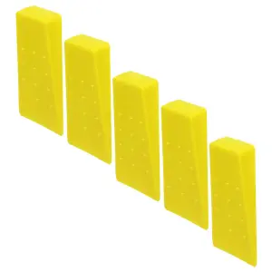 SPARES2GO Tree Felling Wedge Heavy Duty Chainsaw Log Wood Cutting Cleaving Block Tools (5.5", Pack of 5)