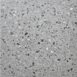 Self-Adhesive Vinyl Floor Tiles - 10 Pack for 10 ft² (0.9 m²) Coverage - Peel & Stick Vinyl Floor Tiles - Granite Terrazzo Effect