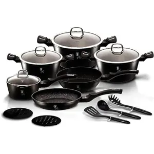 Berlinger Haus Set 15 Piece Set Silver Black