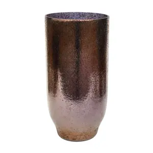 Opulent Metallic Bronze Tall Vase H32.5Cm W16Cm