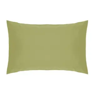 Belledorm Easycare Percale Housewife Pillowcase Olive (One Size)