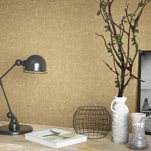 Galerie Kumano Gold Textured Weave Wallpaper