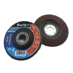 Homesmart 2 Packs 115mm Flap Disc 60 Grit Aluminium Oxide for Angle Grinder to Sanding Grinding