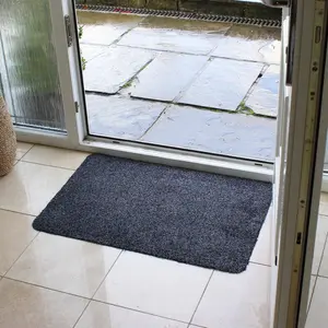 Tanami Barrier Doormat Charcoal / Grey / 0.5cm H x 75cm L x 50cm W