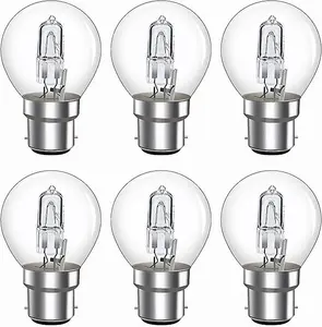 10 x Eveready 20w-25w BC B22 Halogen Golf Light Bulbs