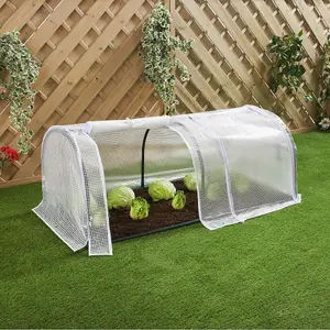 GardenKraft 10769 2 Section Polytunnel Greenhouse