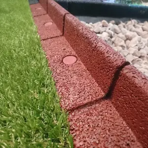 1m FlexiBorder Garden Edging in Green H8cm