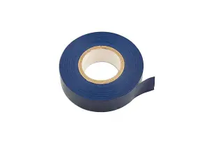 Blue PVC Insulation Tape 19mm x 20m Pk 10 Connect 30375