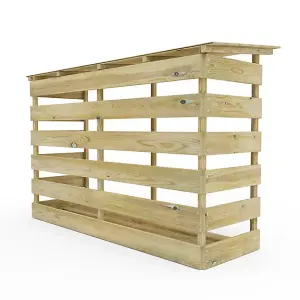 Everest Wooden Log Store (Double - 190cm Wide, 123cm Tall)