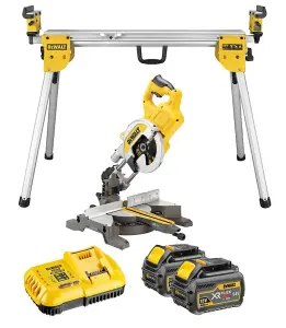 Dewalt DCS777T2 XR 54v Flexvolt Cordless 216mm Mitre Saw 2 x 6.0ah Batteries