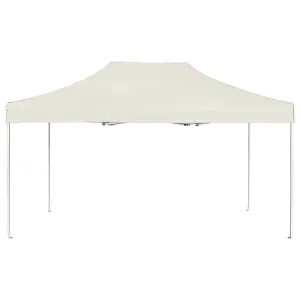 Berkfield Professional Folding Party Tent Aluminium 4.5x3 m Cream