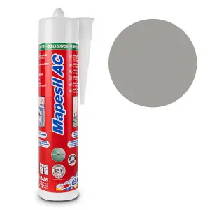 Mapei Mapesil Ac Mould Resistant Silicone 112 Medium Grey 310ml