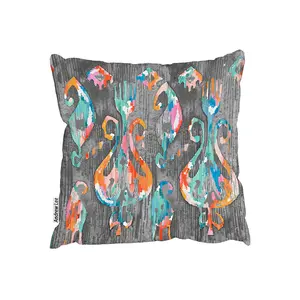 Cushions - Trendy tribal pattern in watercolour style (Cushion) / 60cm x 60cm