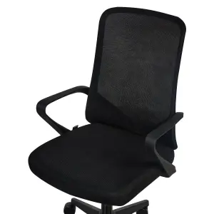 Beliani Retro Office Chair Black EXPERT