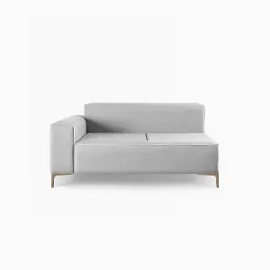 Emelda Grace Cloud Sofa Right Arm - Grey