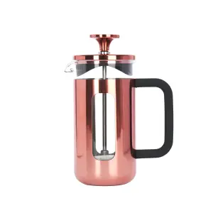 La Cafetiere Pisa Glass Cafetiere with Stainless Steel Frame