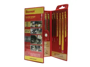 Starrett BU4 Multi-Material Jigsaw Blades Set - Wood, Metal, Plastics - 19-Pieces