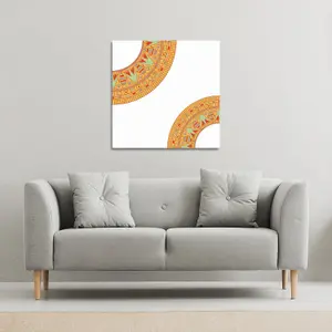 Egyptian Hieroglyphs (Canvas Print) / 61 x 61 x 4cm